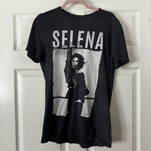 Selena Quintanilla Black Graphic Tee – Size Small